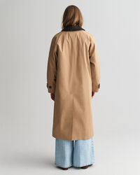 Car Coat med skinnkrage