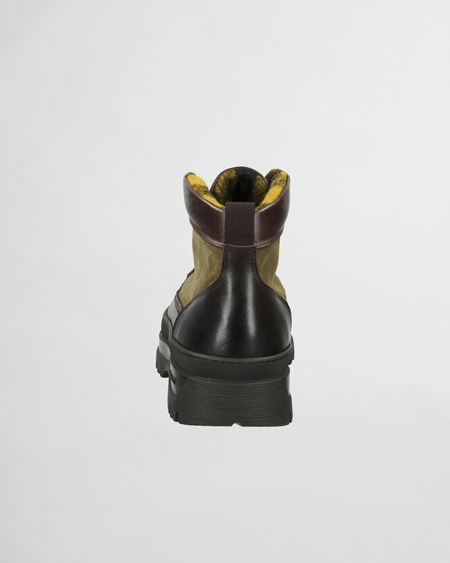 St Grip mellanh&ouml;ga boots med sn&ouml;rning