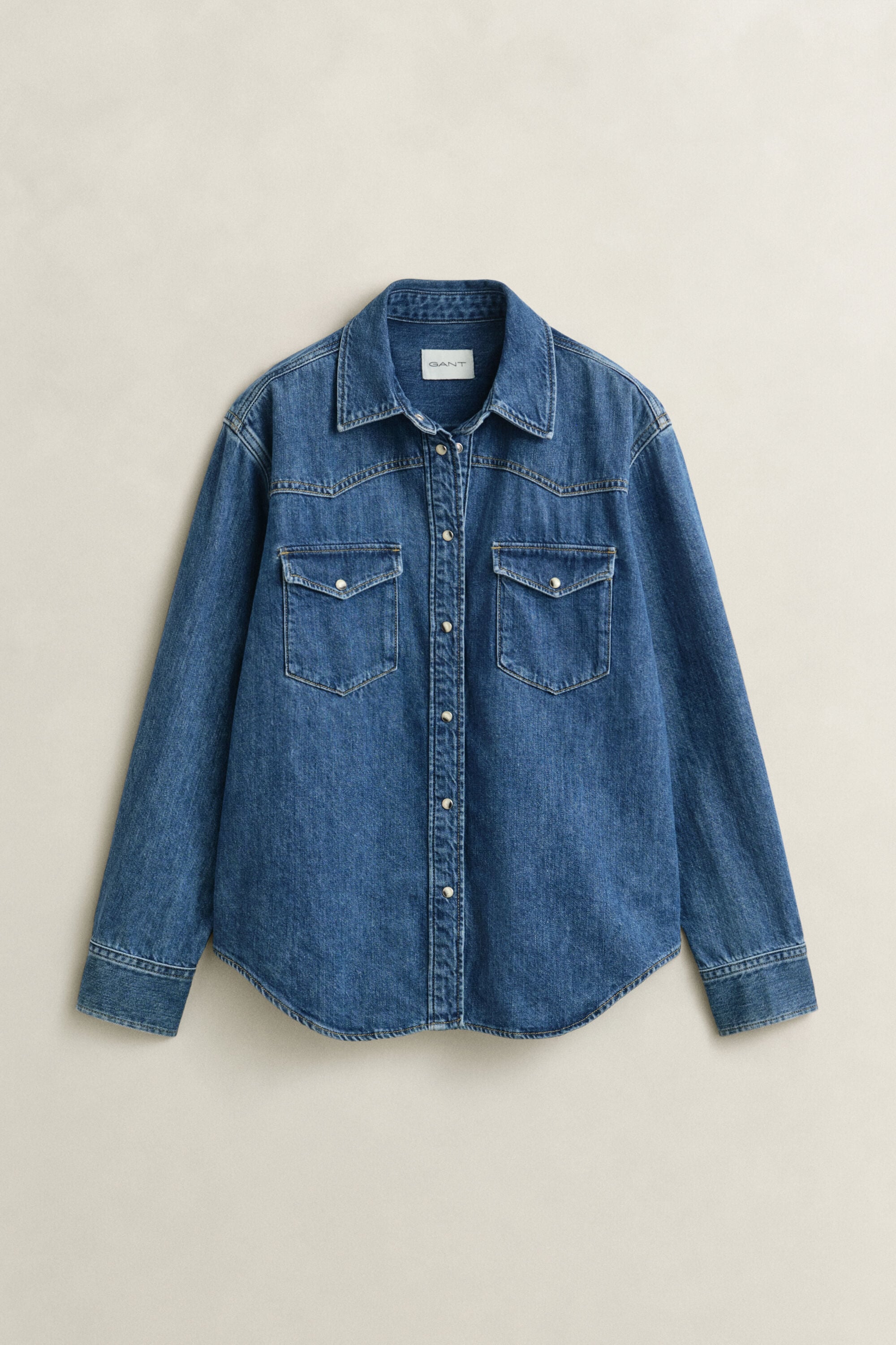 Jägarskjorta i denim