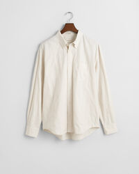 Relaxed fit randig skjorta med struktur