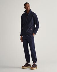 Tunn half-zip fleecetröja