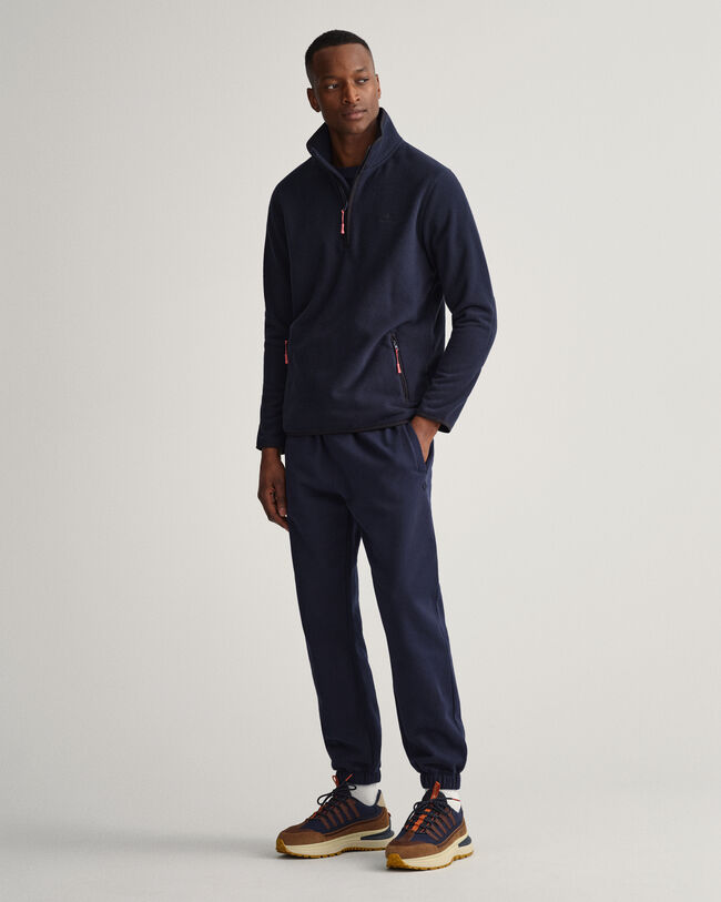 Tunn half-zip fleecetröja