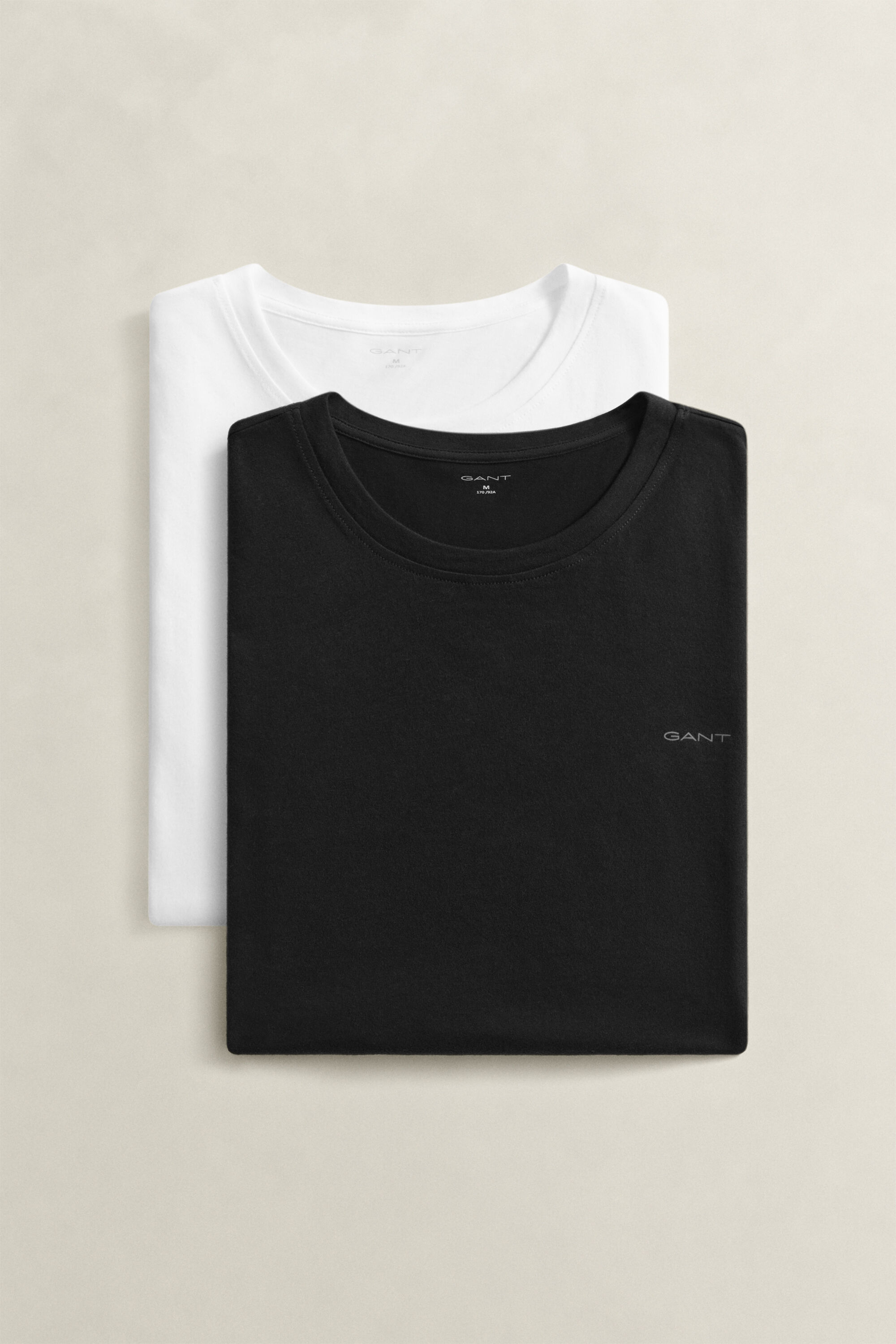 Tvåpack rundhalsade T-shirtar