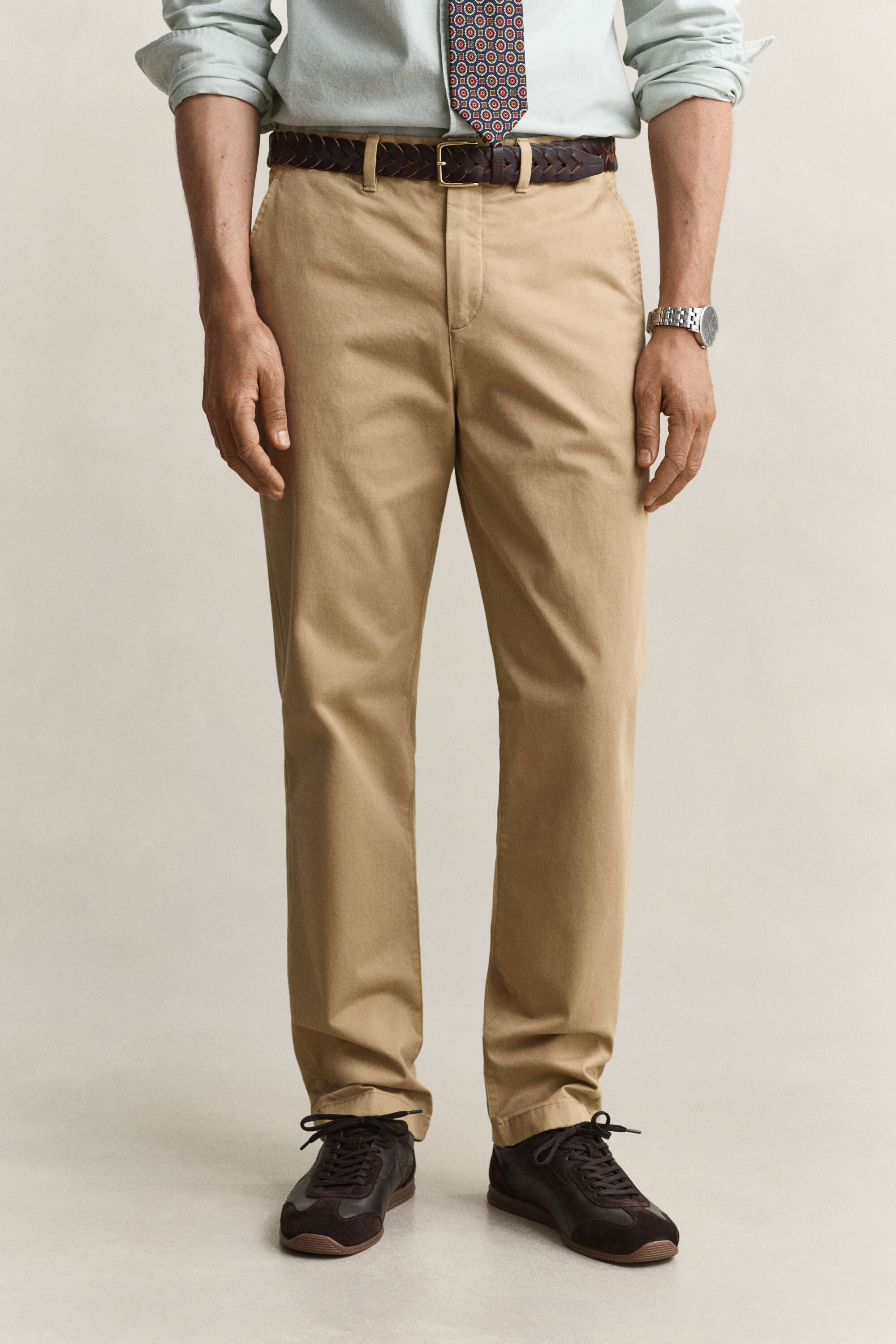 Klassiska chinos med regular fit