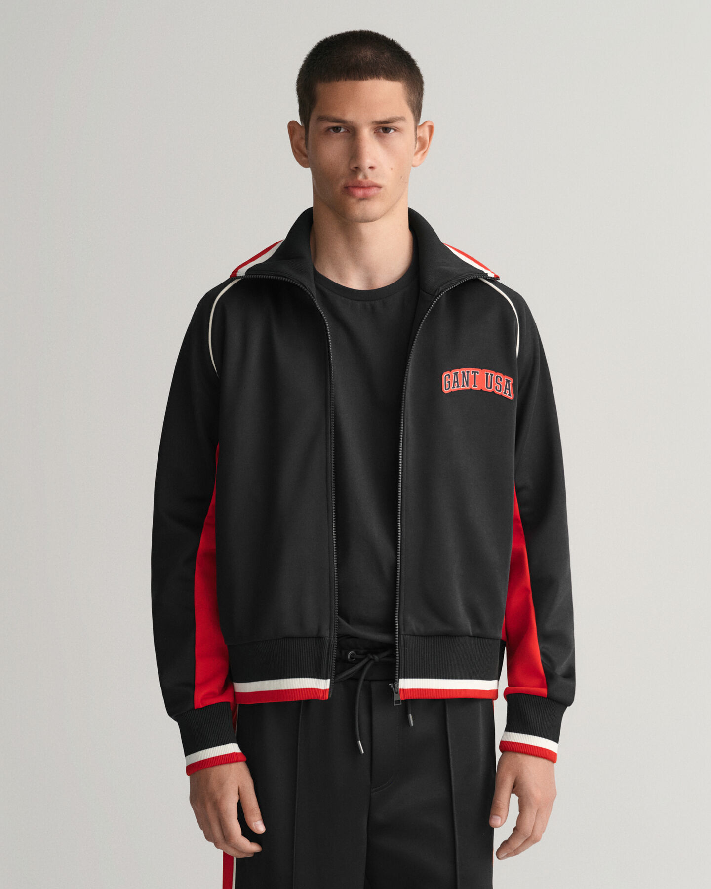 Träningsjacka med färgblock