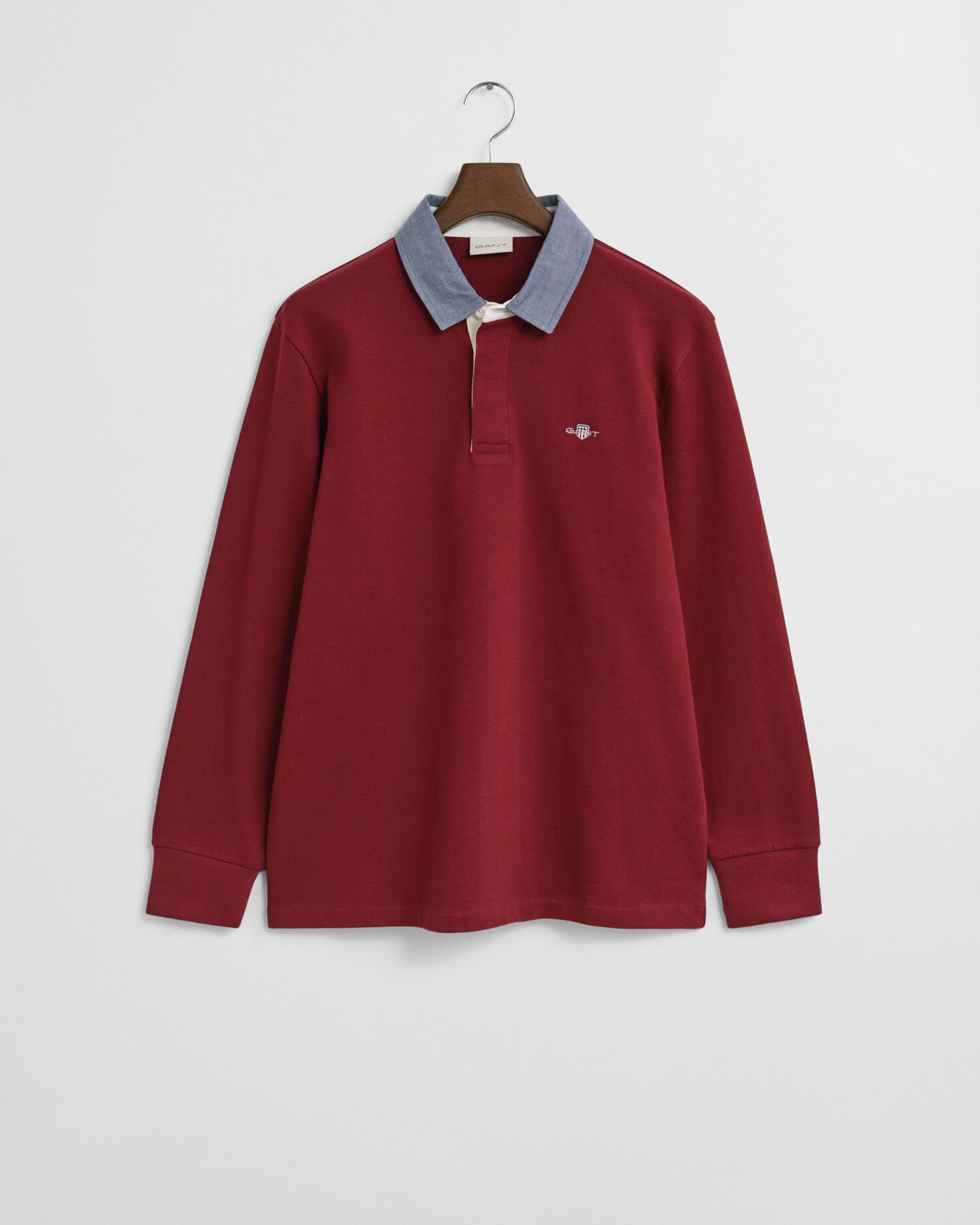 Heavy Rugger med chambraykrage