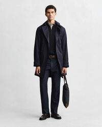 Trenchcoat i bomullsblandning