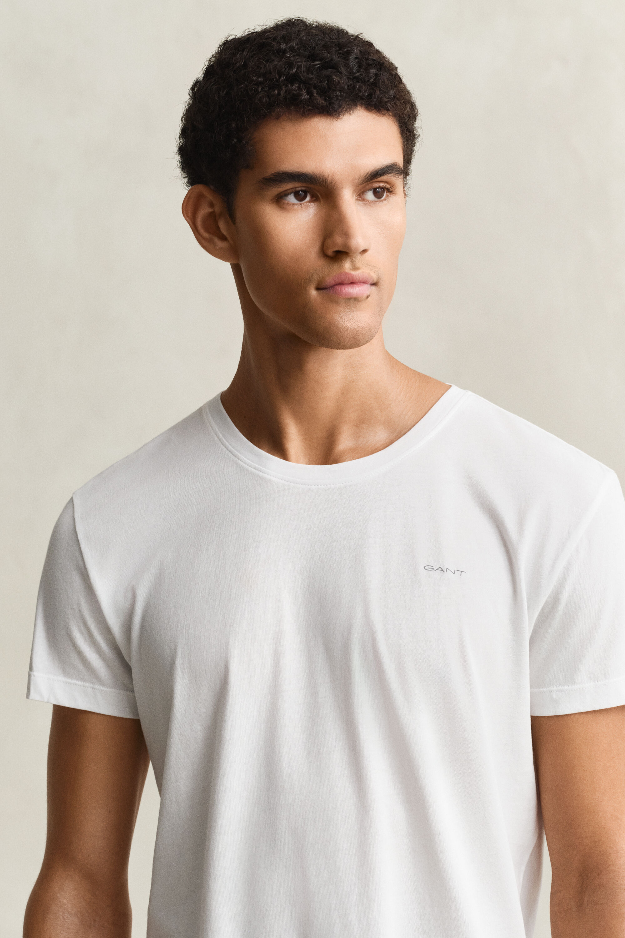 Tvåpack rundhalsade T-shirtar