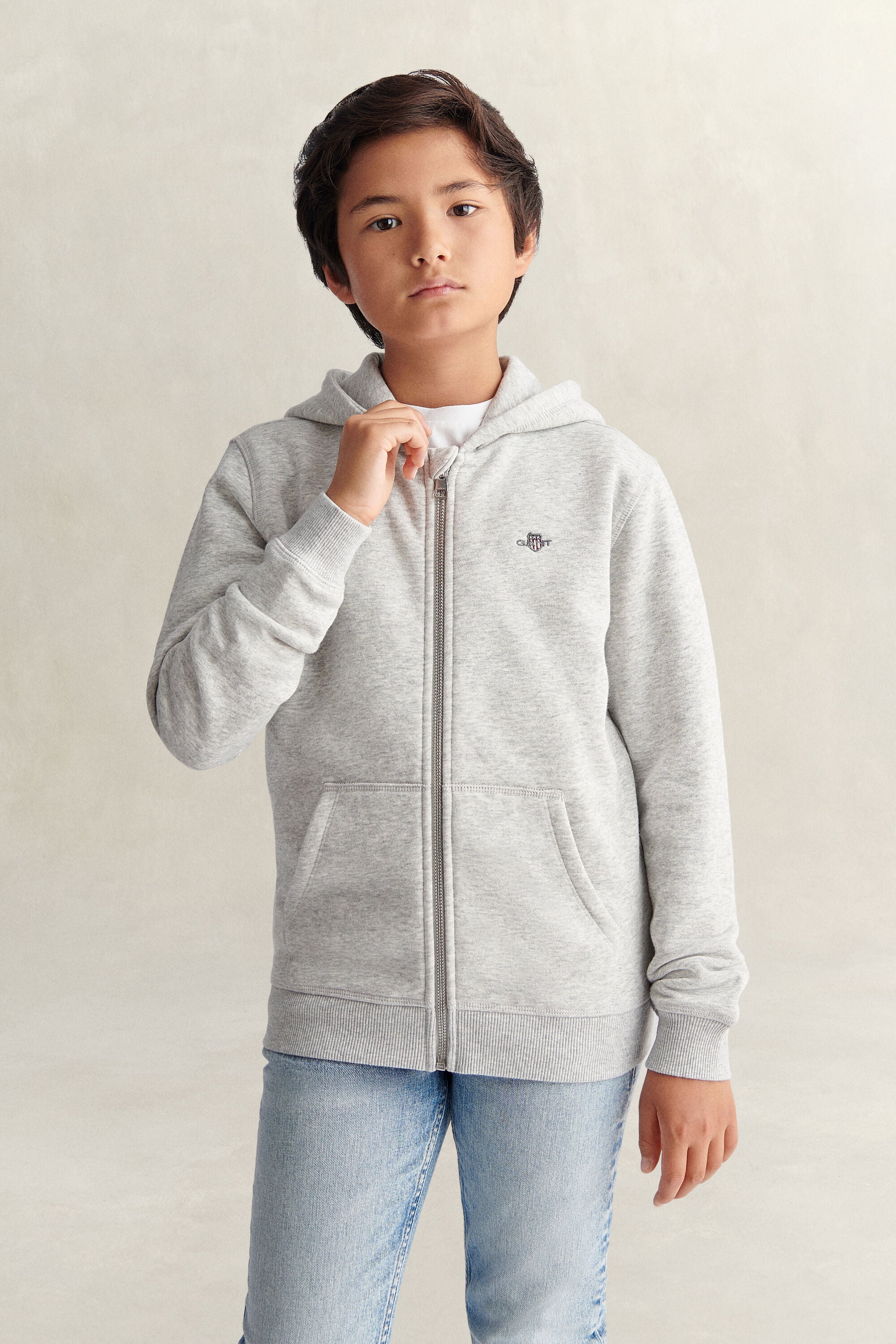 Teen Boys hoodie med dragkedja