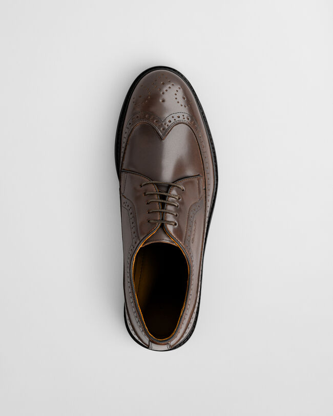 Bidford l&aring;ga sn&ouml;rskor i skinn