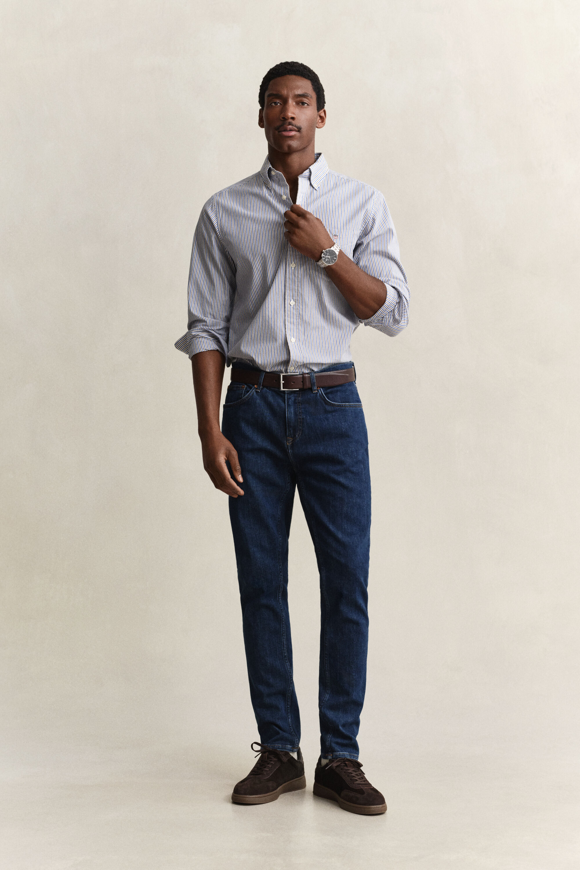 Slim fit jeans i stilren tvätt