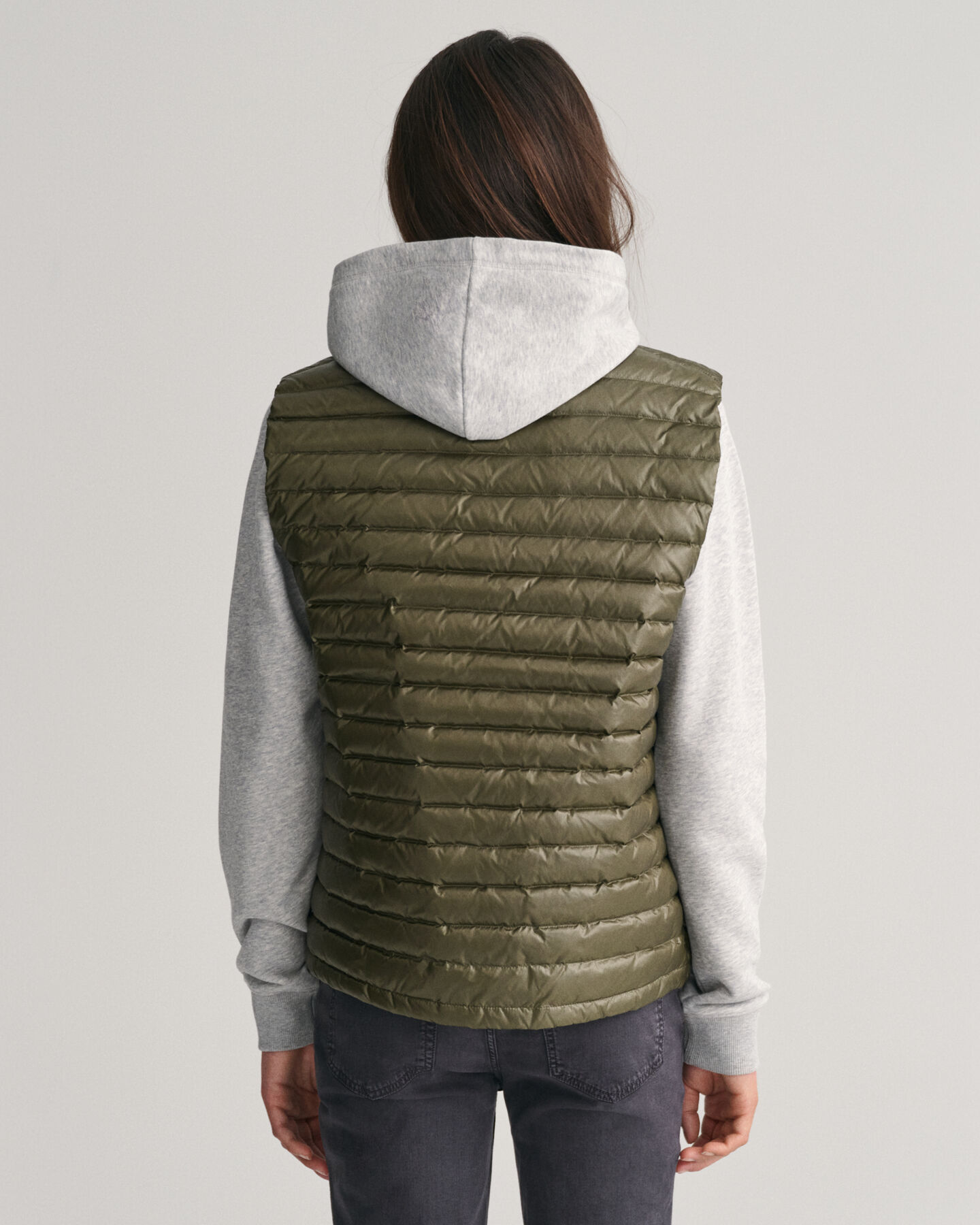 Teens tunn vadderad dunv&auml;st med glans