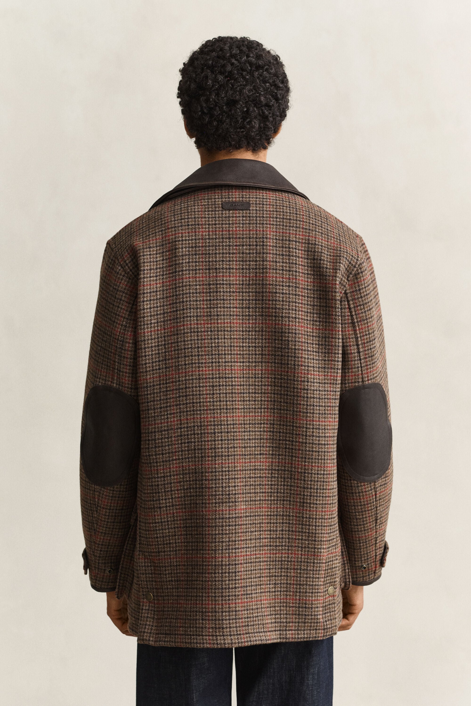 Jacka i decker-stil i brittisk tweed