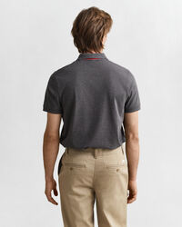 Kontrastfärgad pikétröja