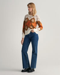 Argyle crew neck tr&ouml;ja