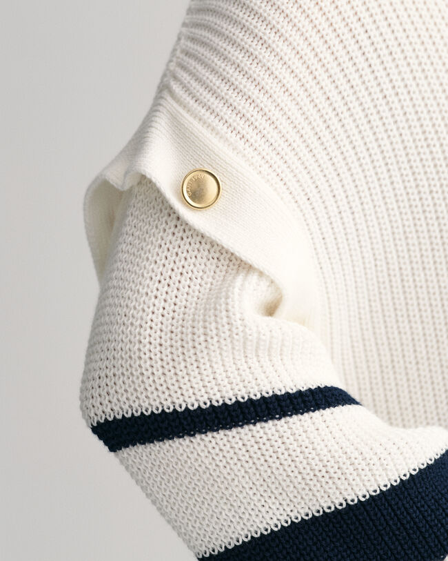 Oversized randig crew neck tr&ouml;ja