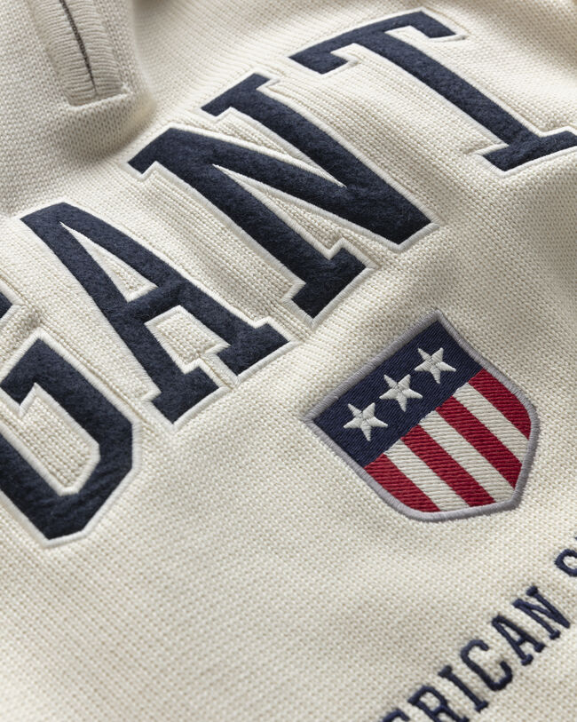 Retro Shield half-zip tröja