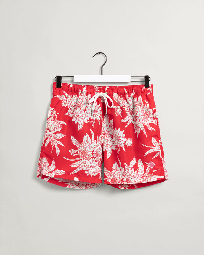 Classic fit Dahlia Flower badshorts