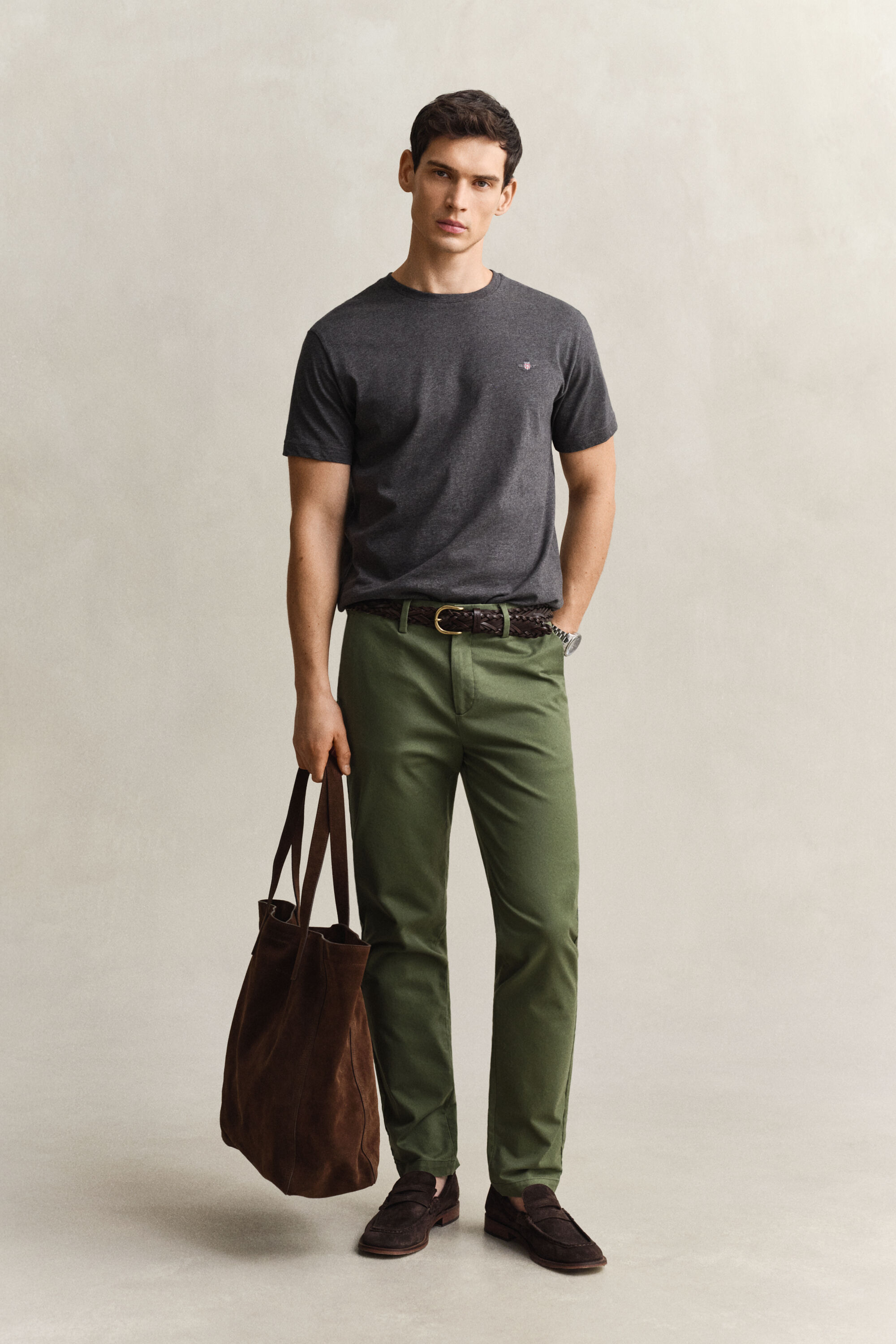 Eleganta chinos med slim fit