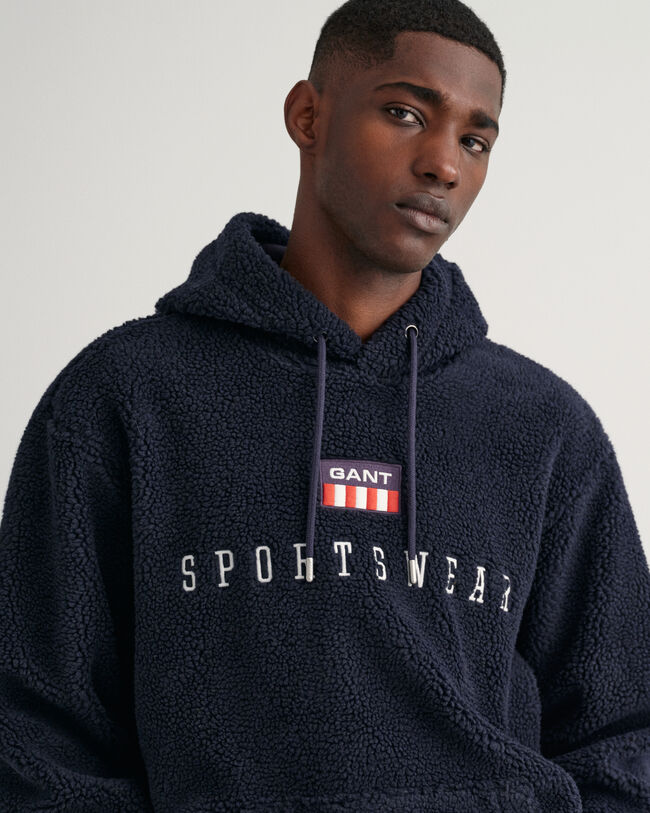 Retro Flag fleecehoodie