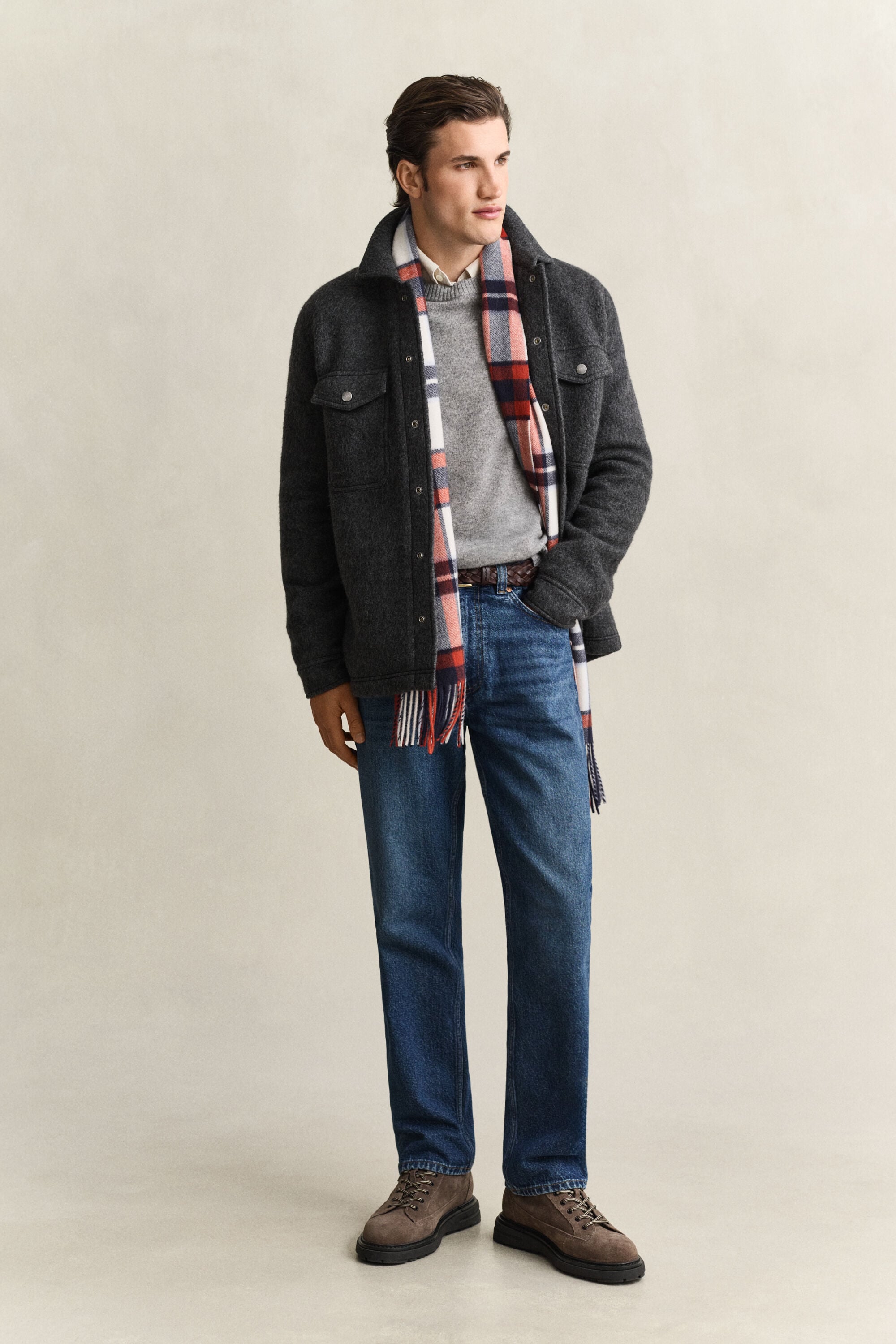 Skjortjacka i fleece