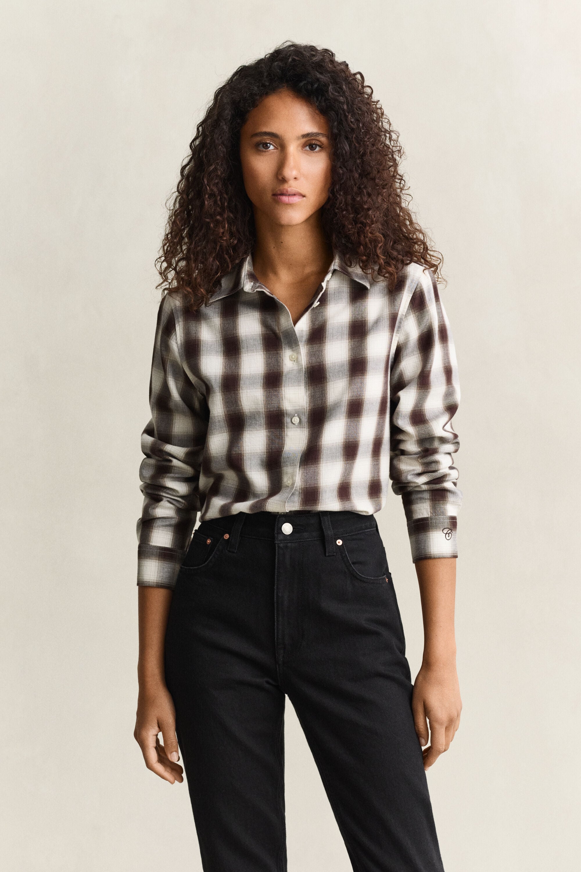 Regular fit flanellskjorta