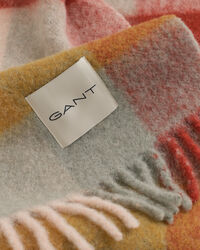 Rutig halsduk i alpackaullblandning