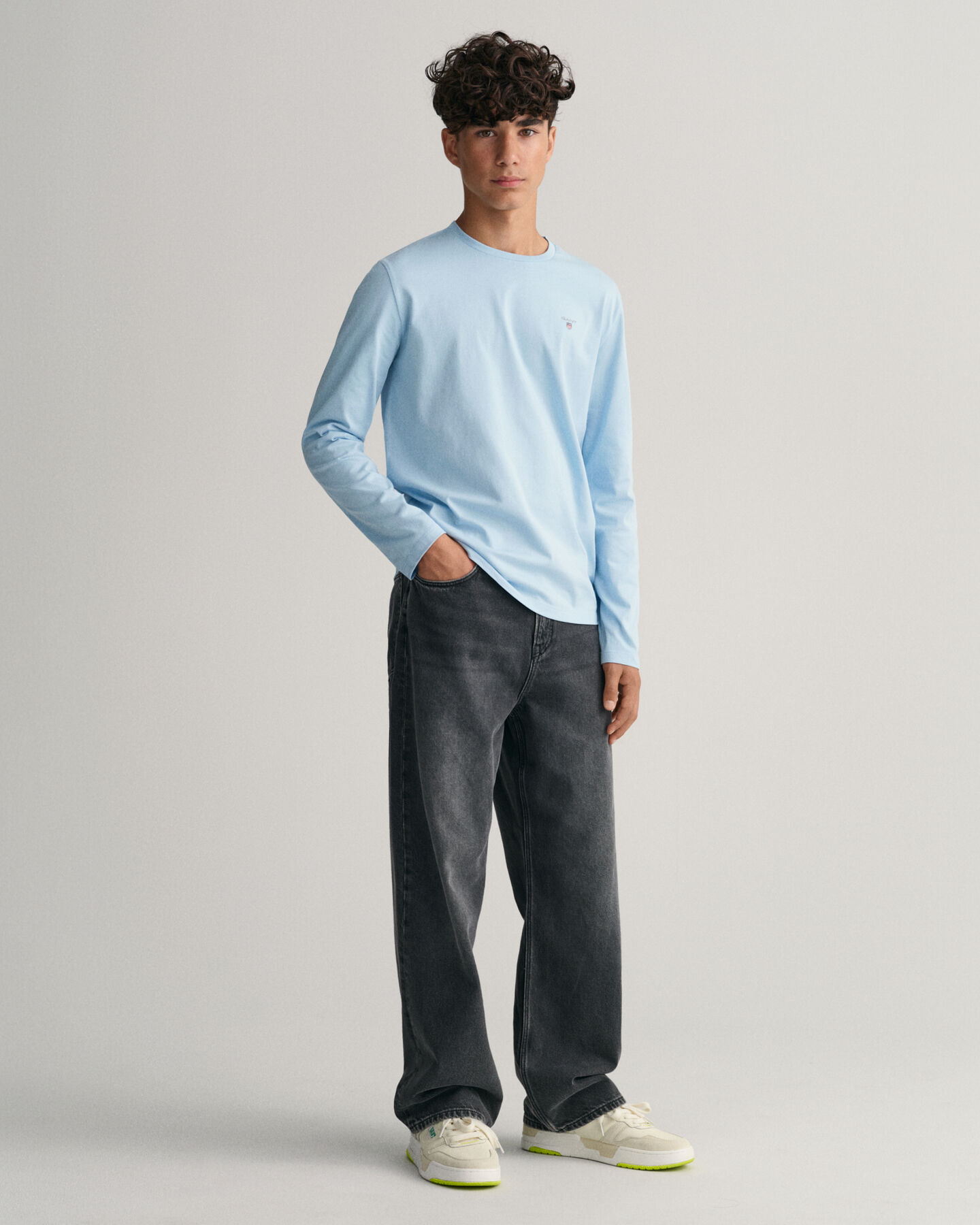 Teen Boys Original l&aring;ng&auml;rmad T-shirt