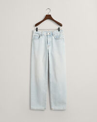 Rigid jeans med raka ben