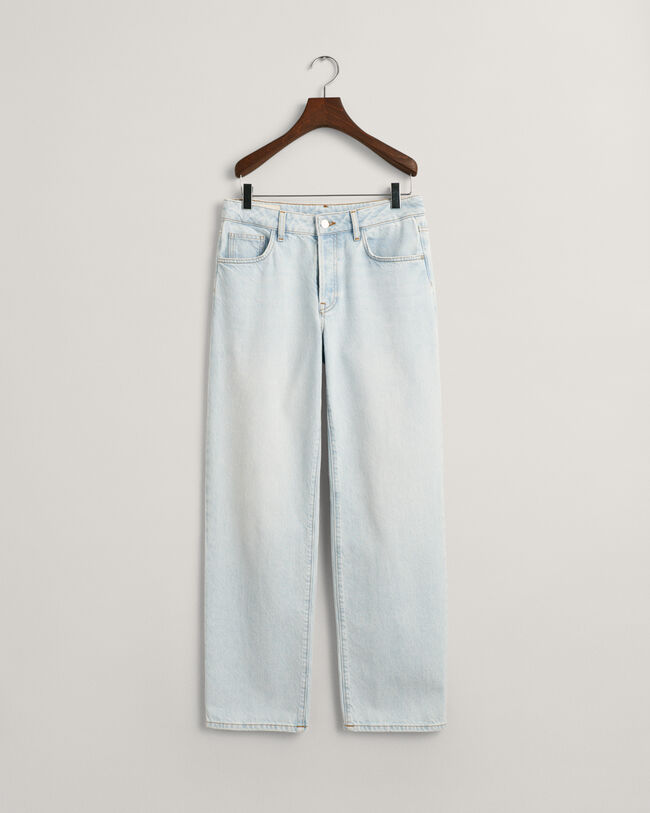 Rigid jeans med raka ben