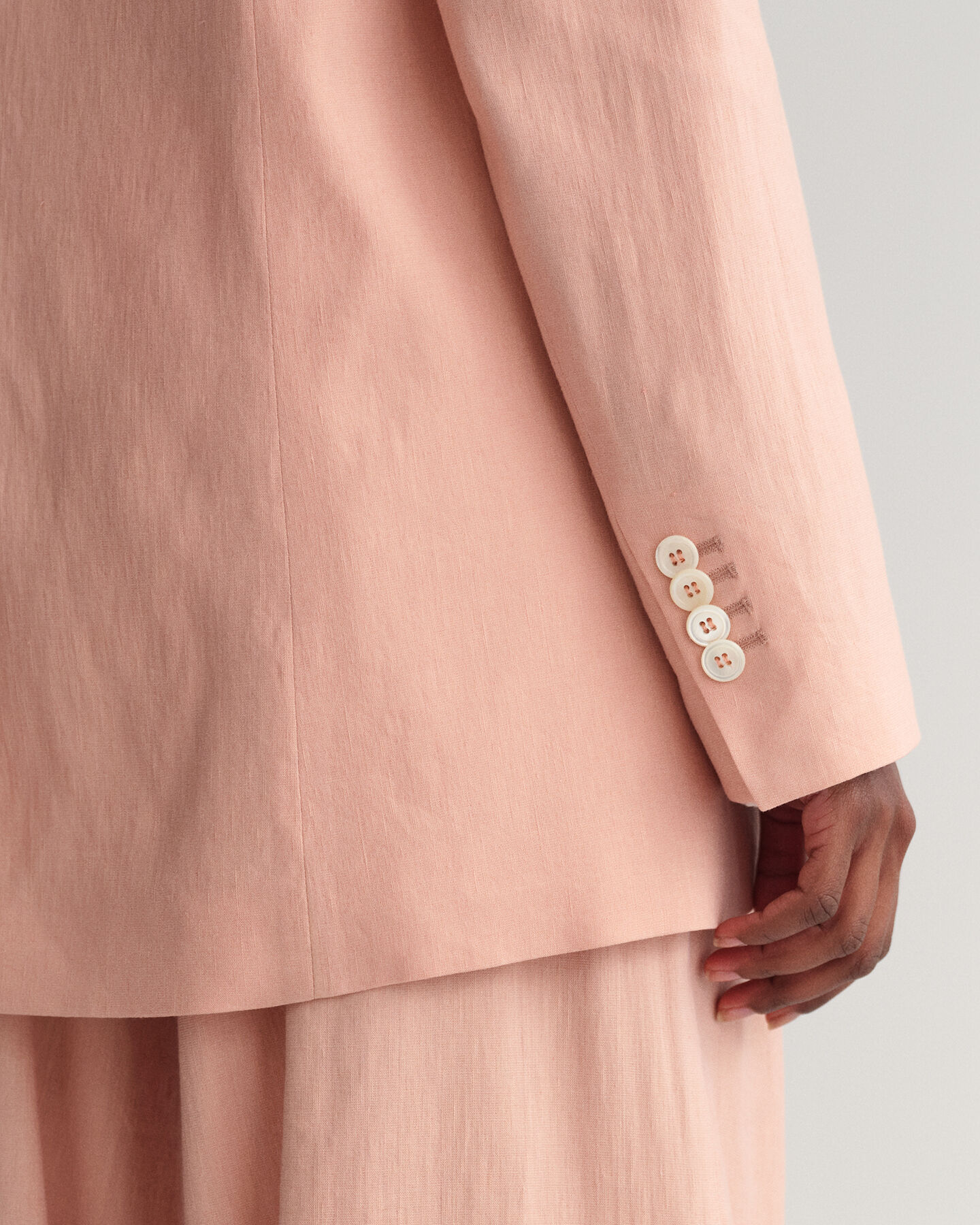 Regular Fit Stretchig linneblazer