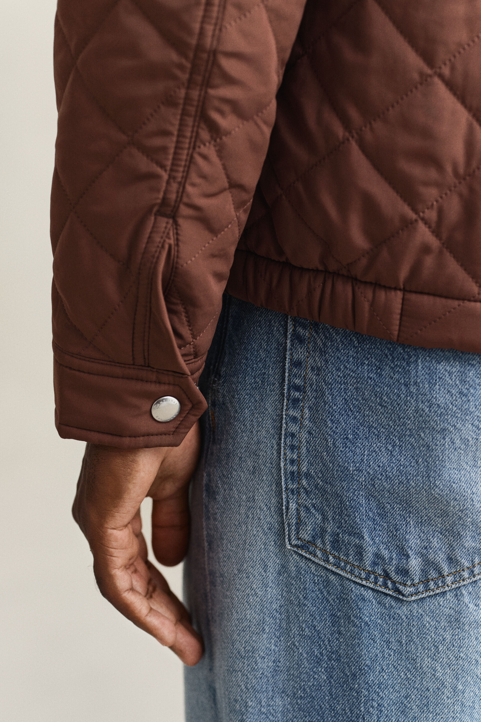 Quiltad Windcheater jacka