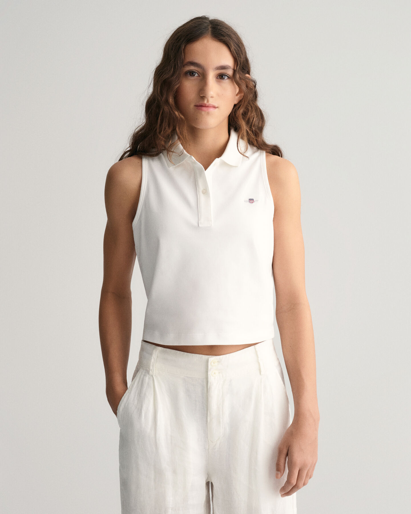 Teen Girls linne i pik&eacute;