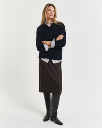 Midipennkjol i ullblandning