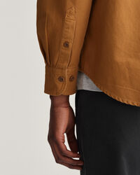 Relaxed fit twillskjorta