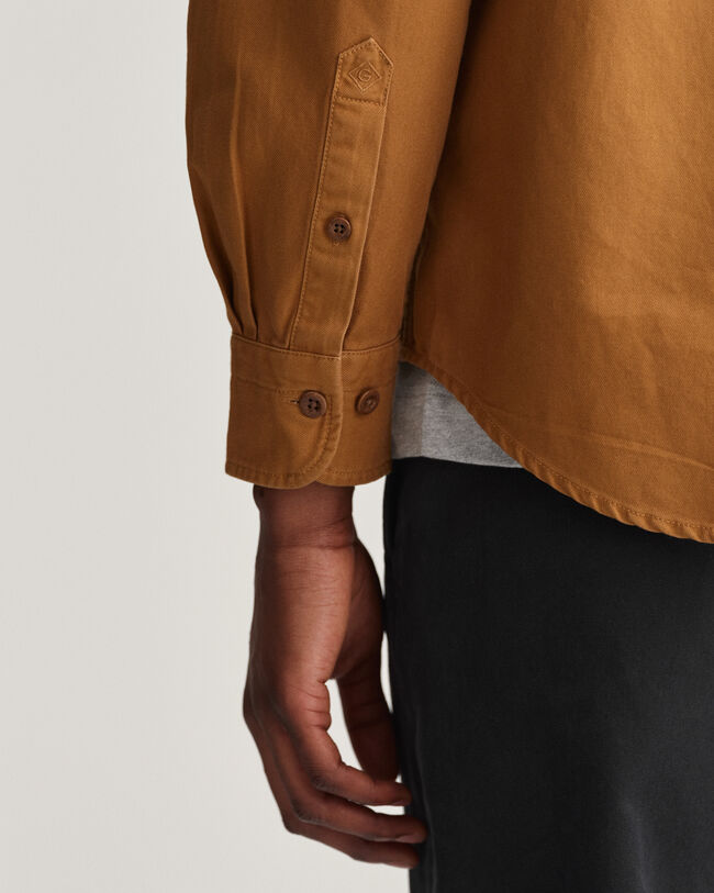 Relaxed fit twillskjorta