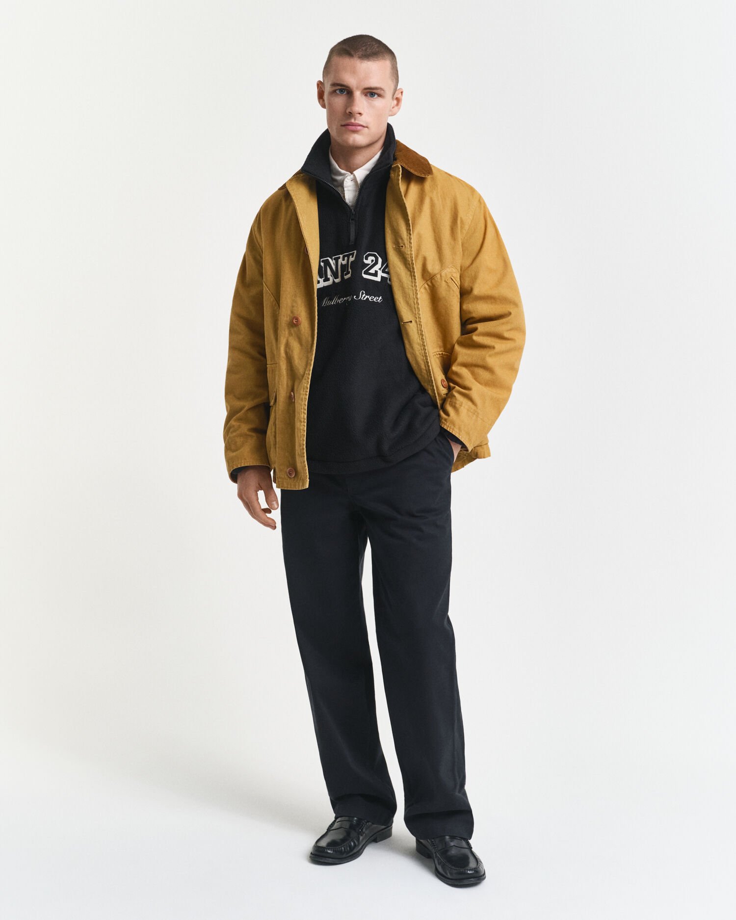 Graphic fleecetröja