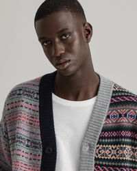 REMAKE Fair Isle-cardigan