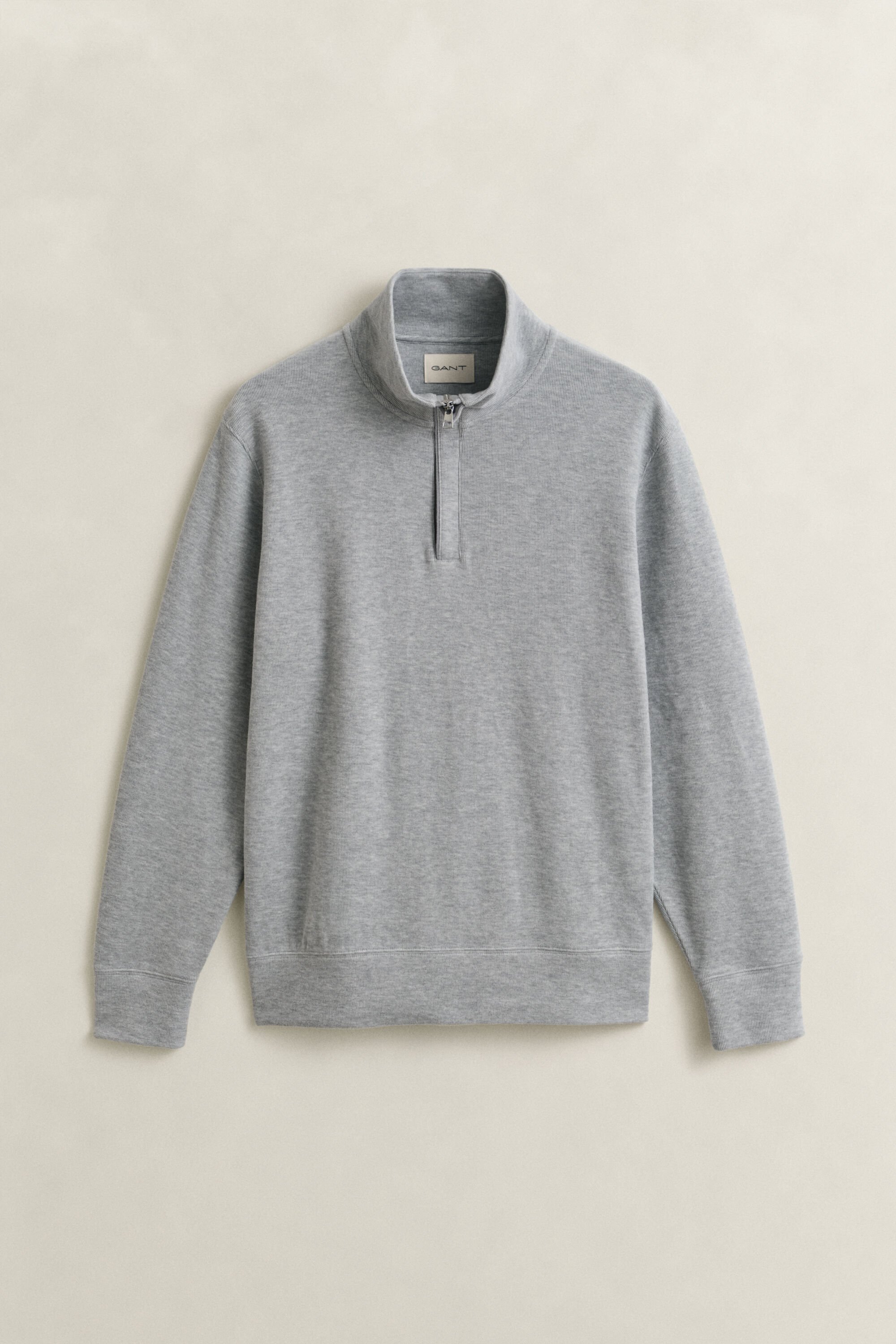 Sacker Rib sweatshirt med half-zip