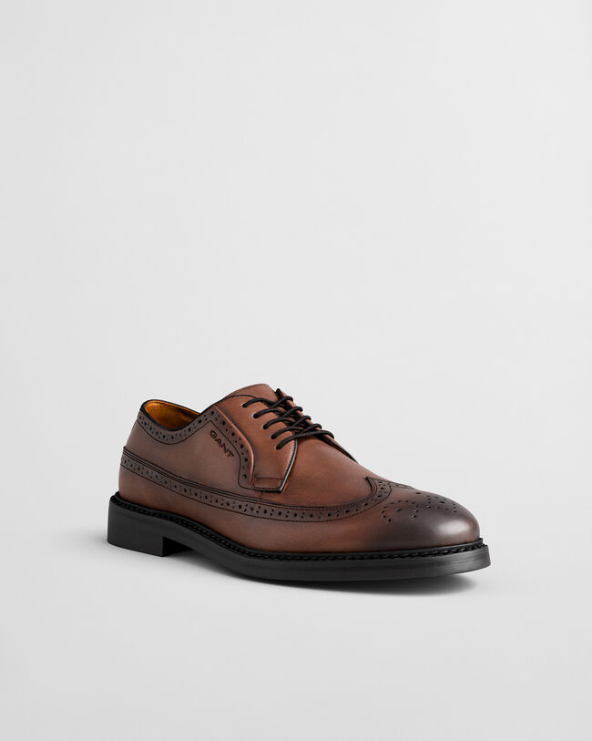Bidford brogueskor i läder