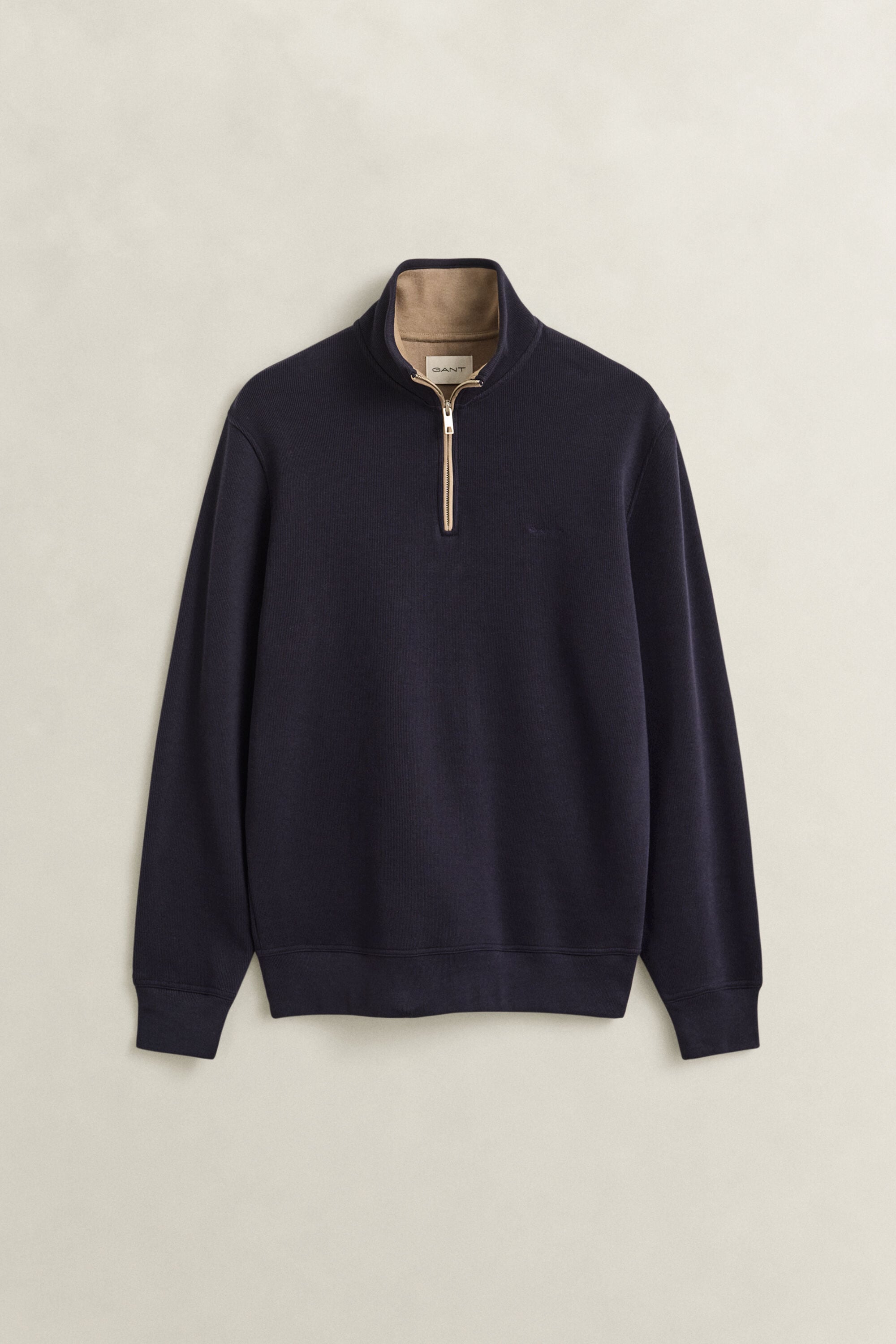 Sacker Rib sweatshirt med half-zip