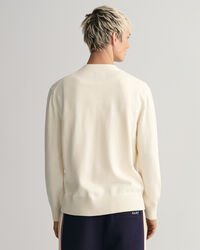 Collegecardigan i supimabomull