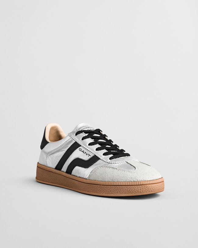 Cuzima sneakers i metallic och läder