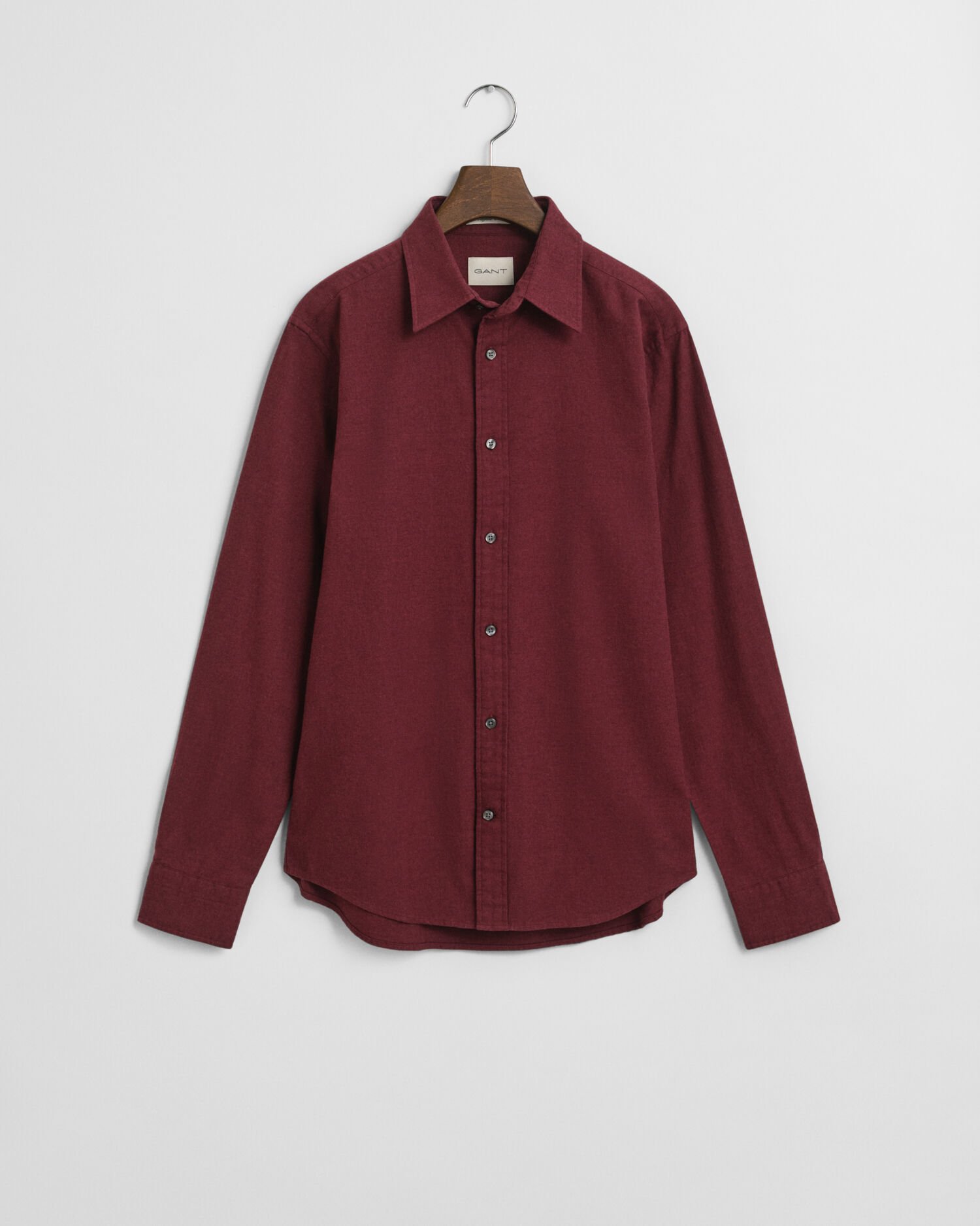 Regular fit melerad flanellskjorta