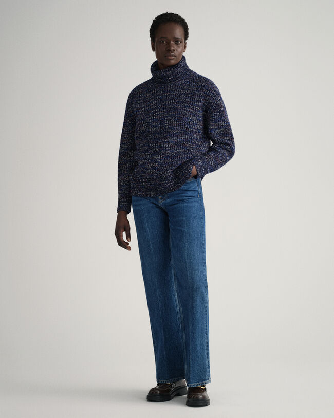 Flerfärgad polotröja