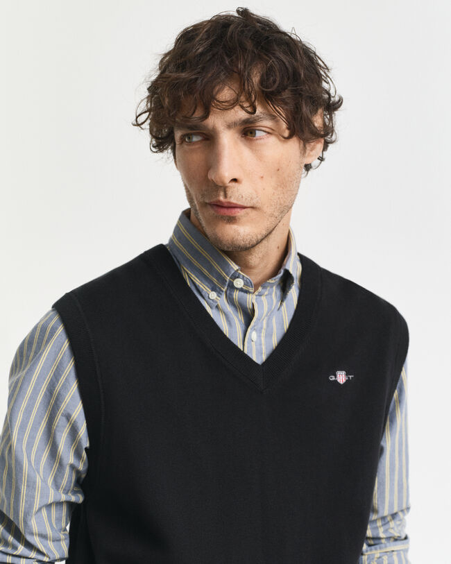 Klassisk bomullsväst