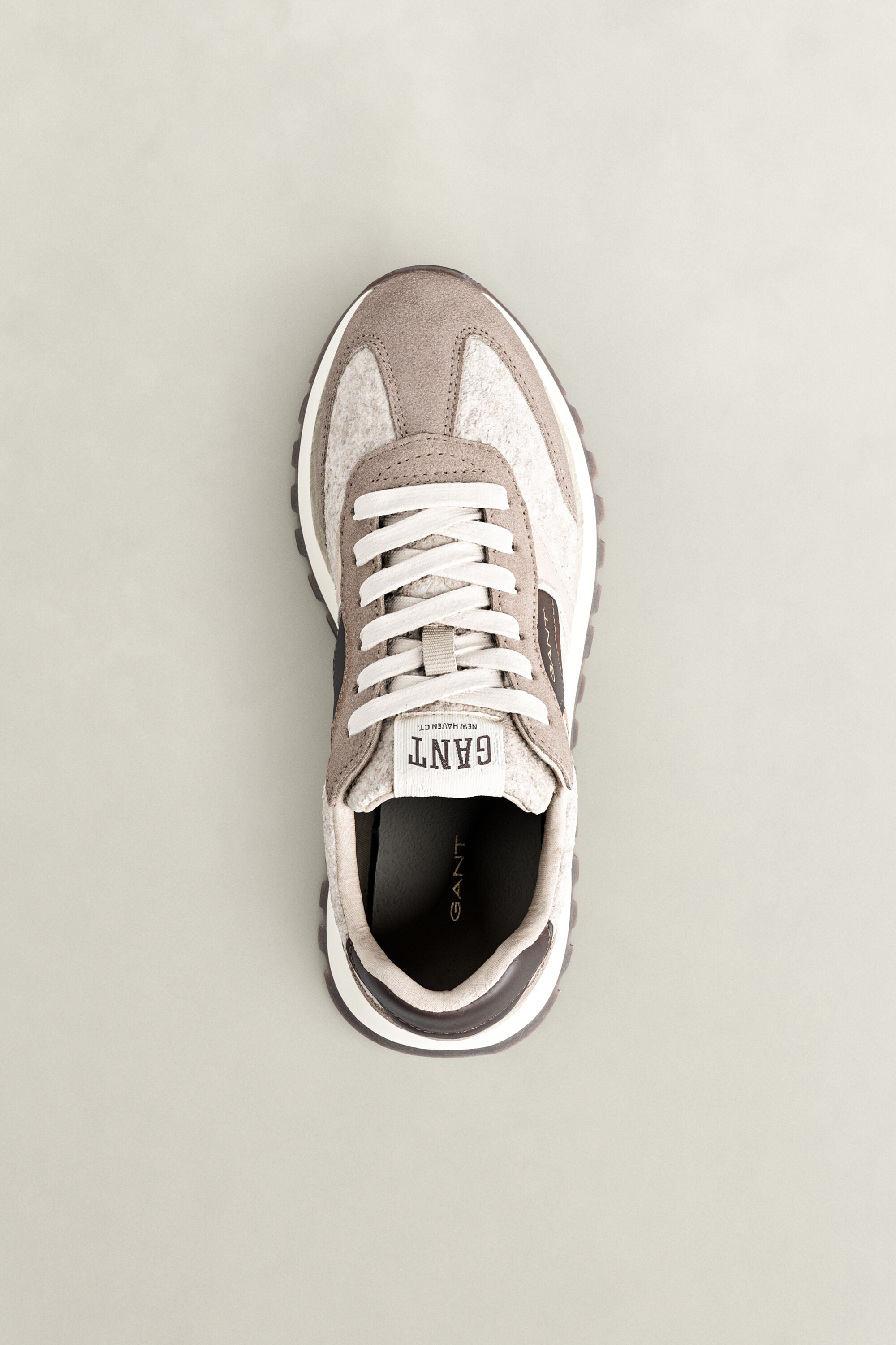 Caffay sneakers i mocka och ull