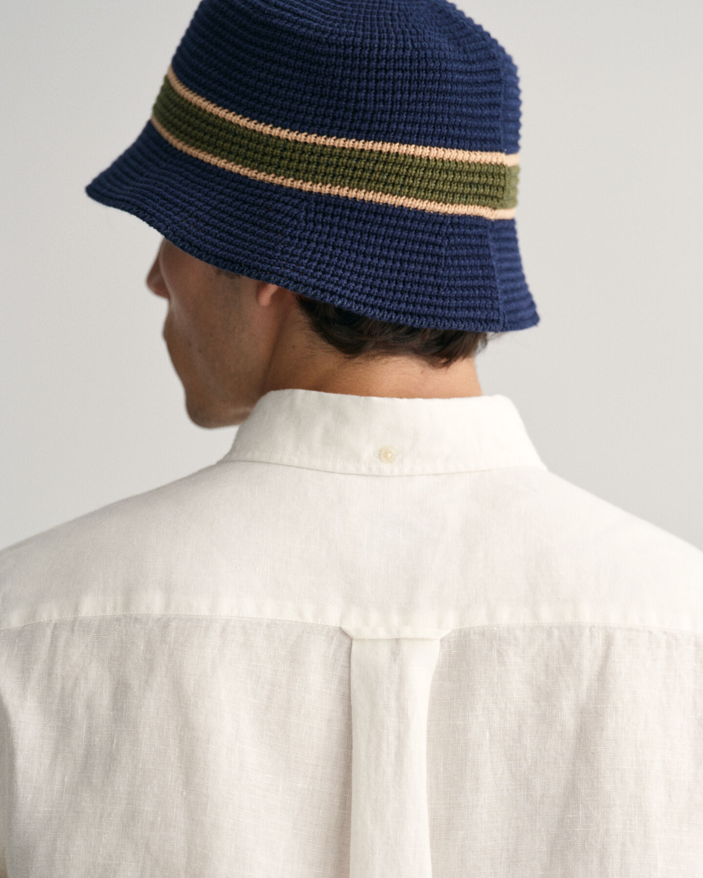 Regular fit kort&auml;rmad linneskjorta