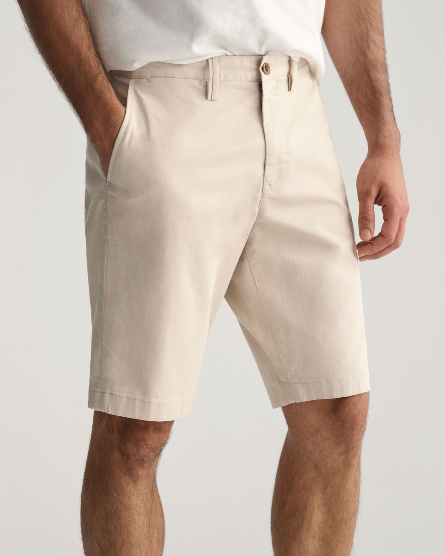 Relaxed fit twillshorts