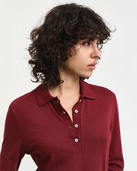 Sömlös långärmad pikétröja